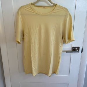 lululemon lemon yellow tee